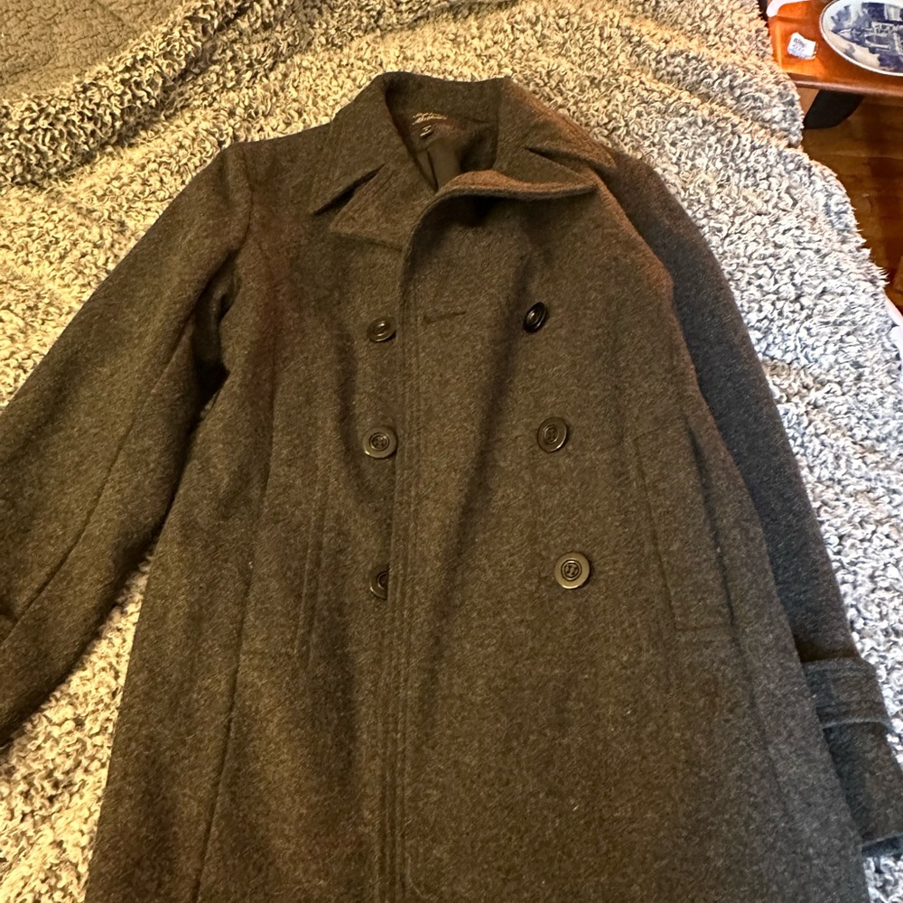 Stephanie Matthews Wool Peacoat gray